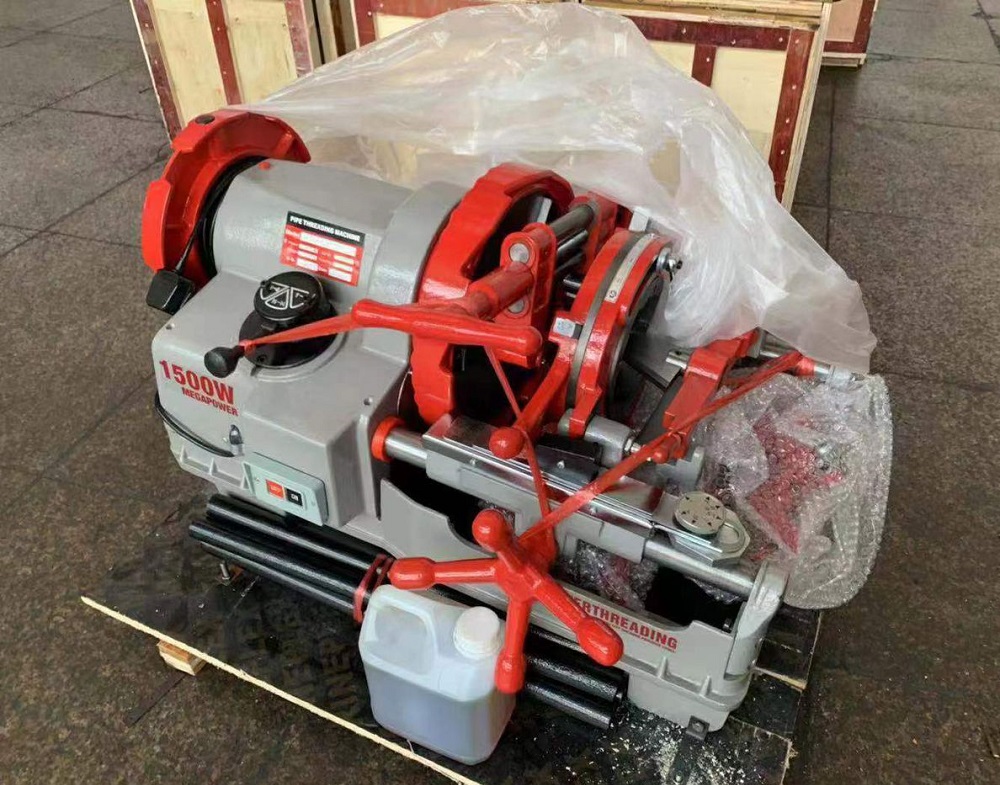 1500w Induction motor pipe threading machine
