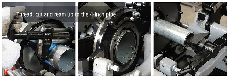 1500w Induction motor pipe threading machine
