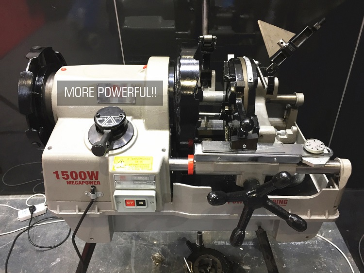 1500w Induction motor pipe threading machine
