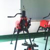 Plastic-lining steel pipe grooving machine